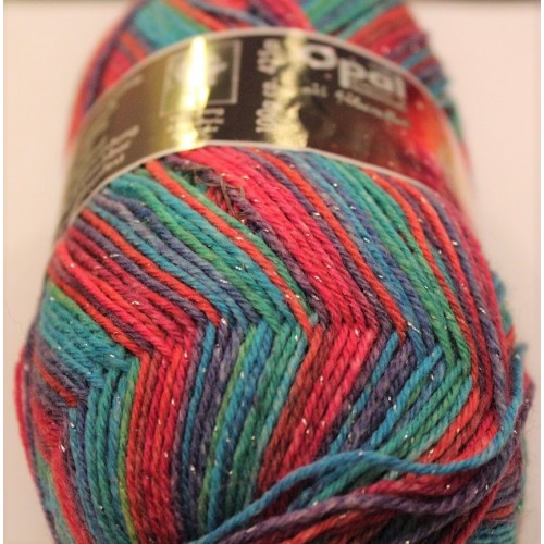 Opal Funny Sock yarn with sparkle