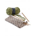 Hearts Crochet Hook and DPN Case