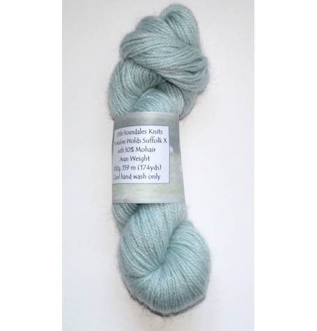 Yorkshire Wolds Aran - Suffolk X with 50% Mohair